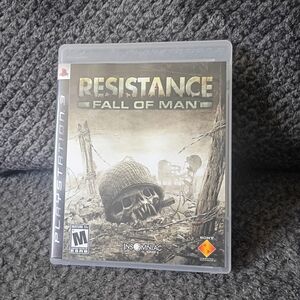 Resistance: Fall of Man (Sony PlayStation 3, 2006) Disc And Manuel